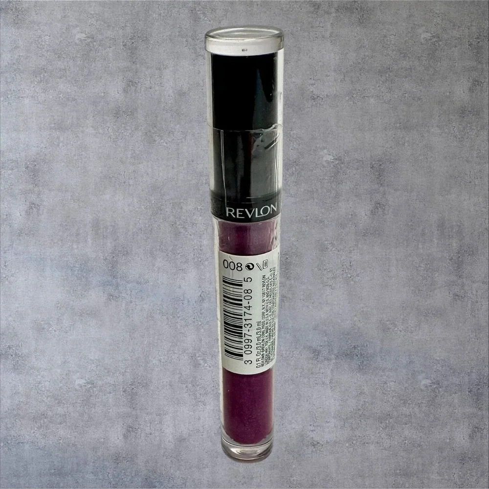Revlon‎ Liquid Lipstick Vigorous Violet 008 0.1oz New ColorStay Ultimate